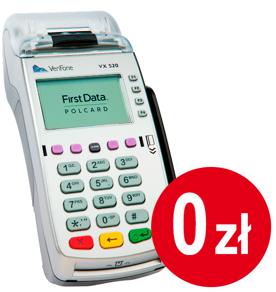 Terminal Verifone VX 520 Polska Bezgotówkowa