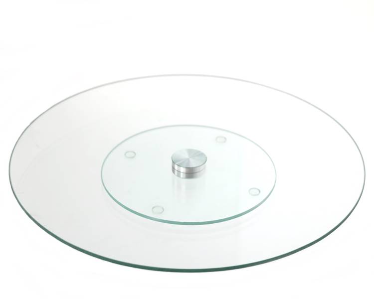 Patera szklana na niskiej nóżce 30 cm / Glass cake plate stand 30 cm LAZY SUSAN 8712442094593 / 22170700
