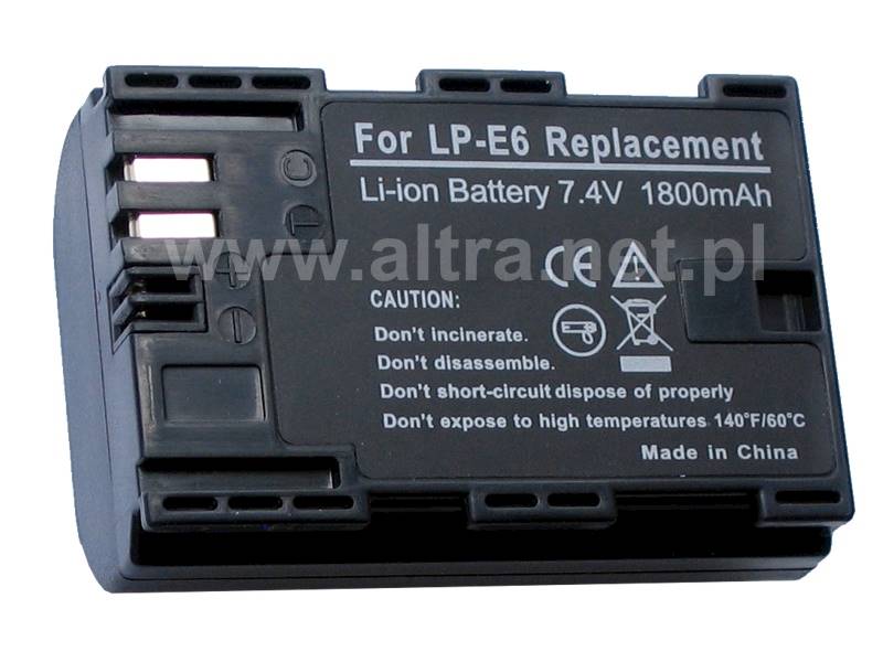 AKUMULATOR ZOOM LP-E6+ 1800mAh