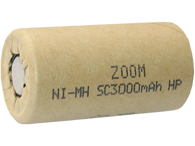 Akumulator ZOOM Sub_C 1,2V 3000mAh Ni-Mh HP 30A