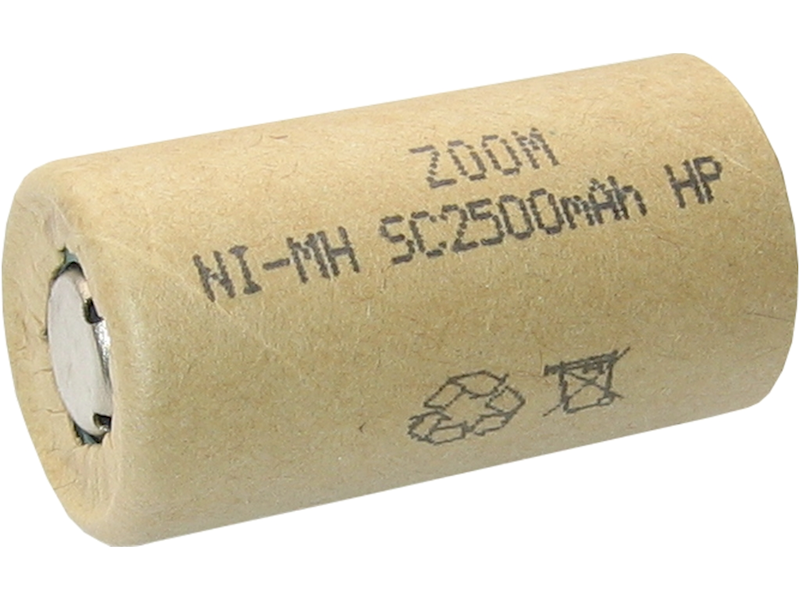Akumulator ZOOM Sub_C 1,2V 2500mAh Ni-Mh HP 25A