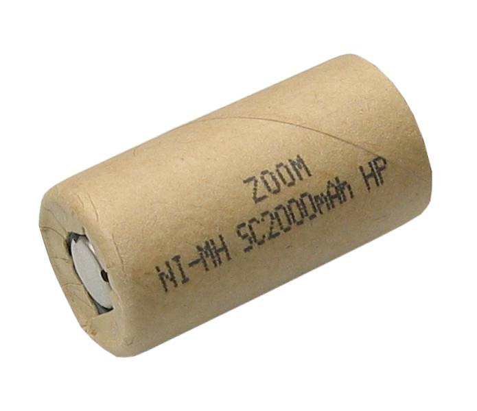 Akumulator ZOOM Sub_C 1,2V 2000mAh Ni-Mh HP 20A