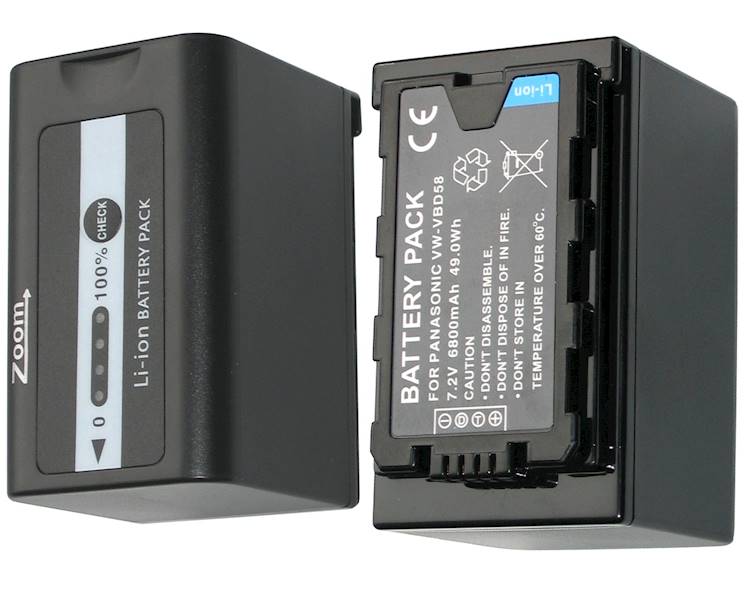AKUMULATOR ZOOM VW-VBD58 6800mAh