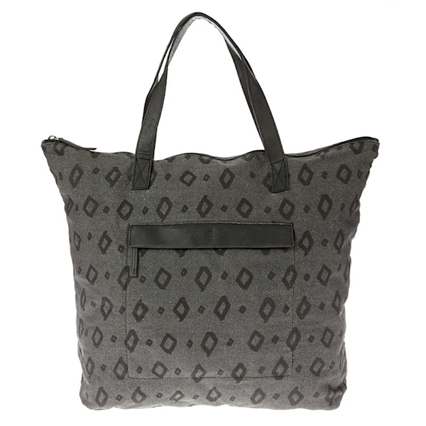ADAX TORBA 697847 CPH CANVAS SHOPPER PRINT BLACK