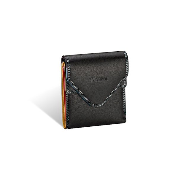 VALENTINI PORTFEL DAMSKI 01-123-417K-1 BLACK/TROPICAL