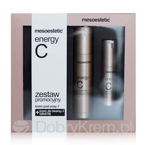 MESOESTETIC Zestaw Energy C krem oko+ twarz GRATIS