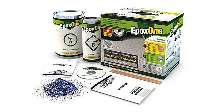 EPOXONE ART 1001 ZESTAW SZARY RAL 7001