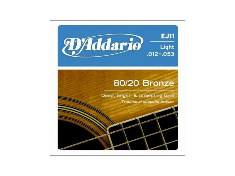 Struny D'Addario EJ11 012-053 akustyk