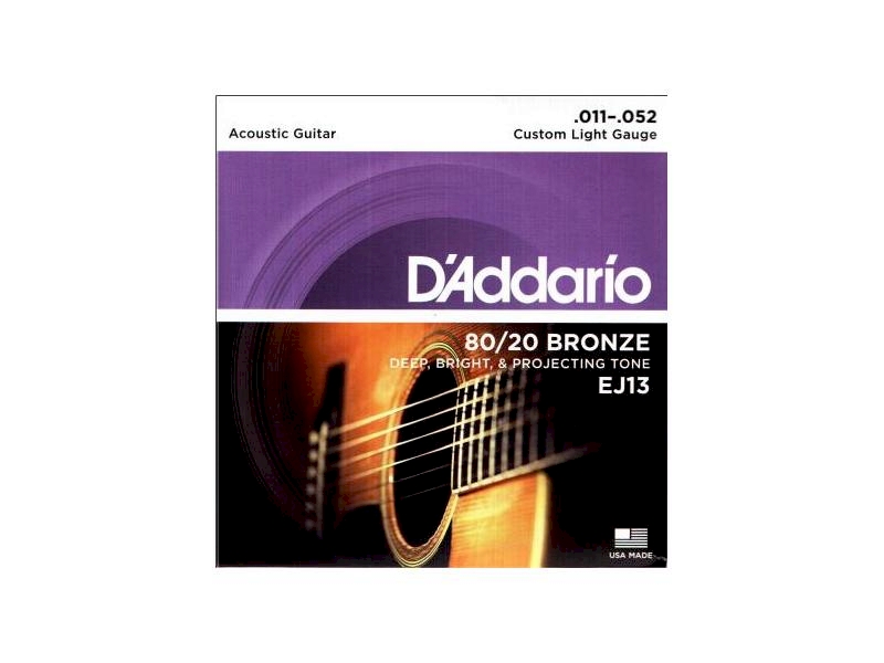 Struny D'Addario EJ13 011-052 akustyk