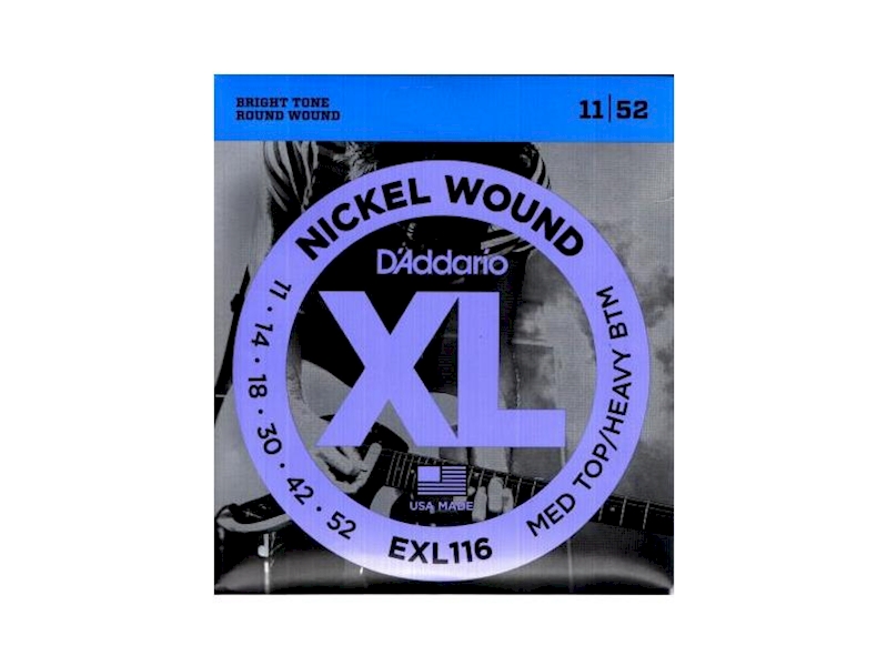 Struny D'Addario EXL116 011-052 elektryk