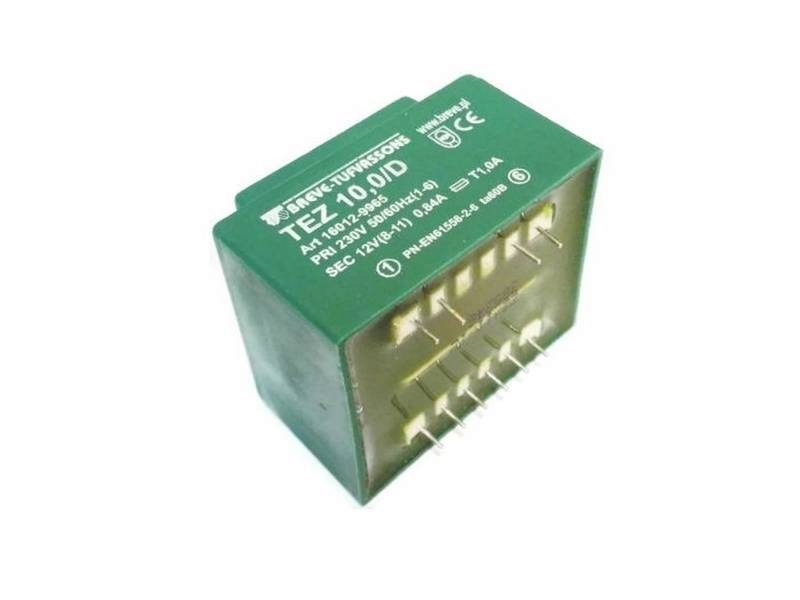 Transformator TEZ 10/D 230/12V 0,84A