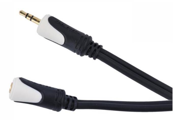 Kabel Jack 3,5 wtyk - Jack 3,5 gniazdo 5m