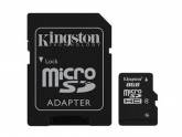 Pamięć microSDHC 8GB z adapterem KIGSTON class 4