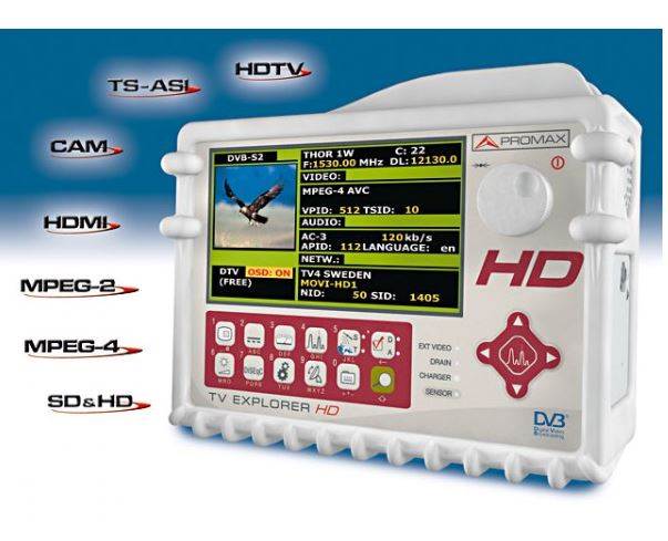 Miernik PROMAX TV EXPLORER HD