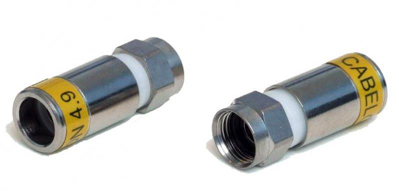 Zlacze kompresyjne CABELCON RG6 F-56-CX3 4.9