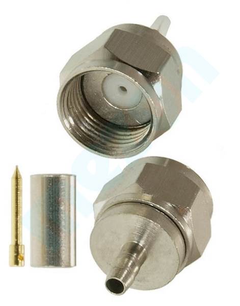 Wtyk F na cienki kabel R41.