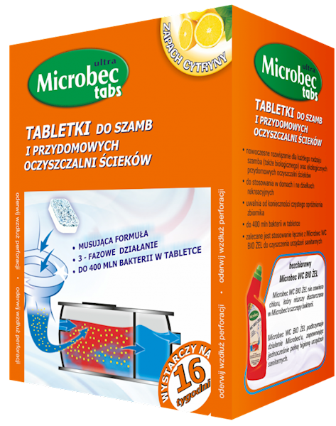 BROS MICROBEC ULTRA TABLETKA DO SZAMB 20 G