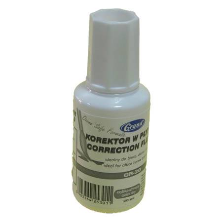 korektor GRAND w butelce