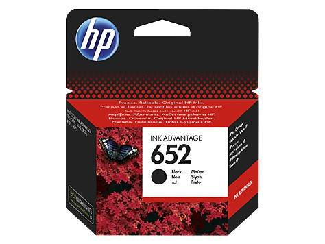 cartridge HP 652 czarny F6V25AE BHK