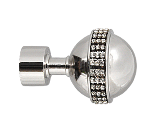 Końcówka Globi Crystal INOX 25 mm
