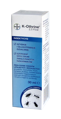 K-othrine 2,5 flow 30ml - zwalczanie owadów latających i biegających
