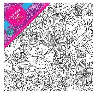 Obraz 30x30 Kwiaty Coloring Craft Stnux