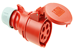 GNIAZDA PRZENOŚNE 16A 4B 400V IP44 214-6