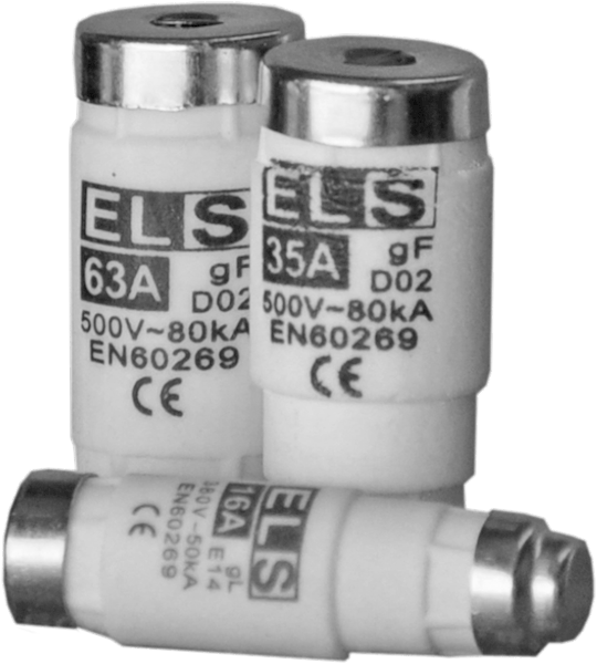 Wkładka topikowa ELS D02 50A gF 380V 50kA E18