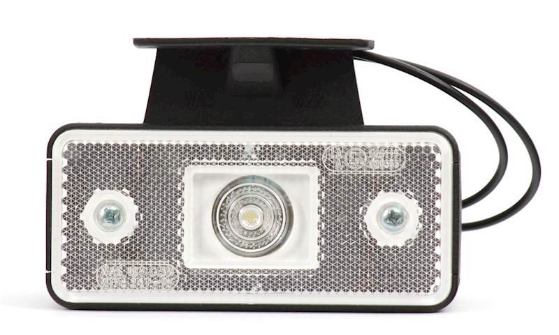 105z W17d led lam.obr.biała+uchwyt