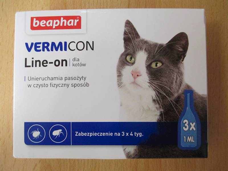 krople VERMICON CAT 3x1ml