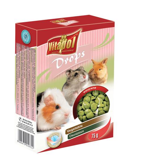 MENU DROPSY GRYZOŃ WARZYWNE 75g