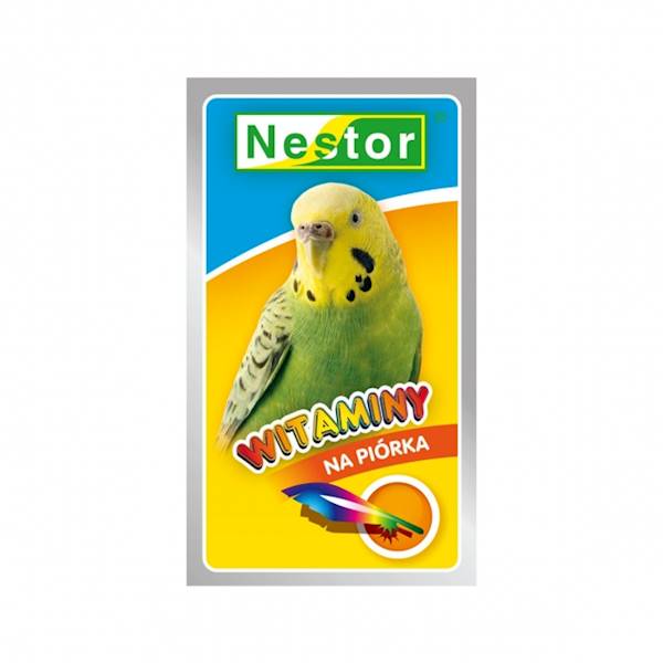NESTOR WITAMINY 20g papużka na piórka
