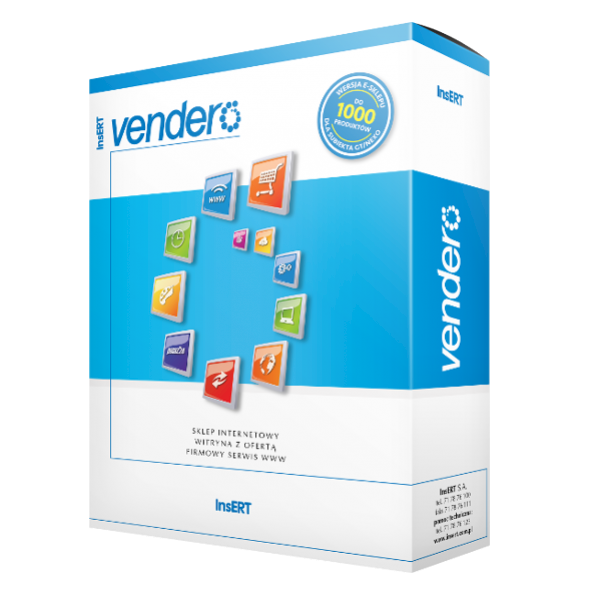 PROGRAM VENDERO - SKLEP INTERNETOWY 1000 PRODUKTÓW