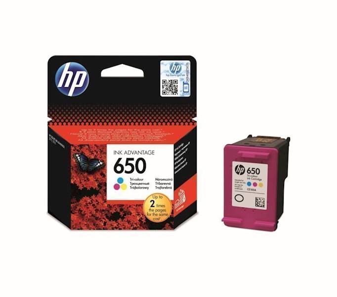 TUSZ HP NR:650 KOLOR CZ102AE ORYGINALNY
