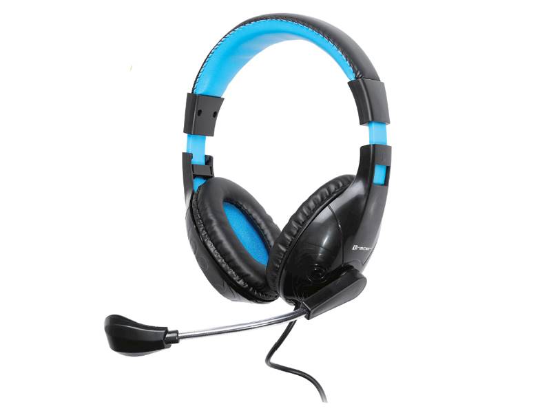 SŁUCHAWKI Z MIKROFONEM DIZZY BLUE TRACER