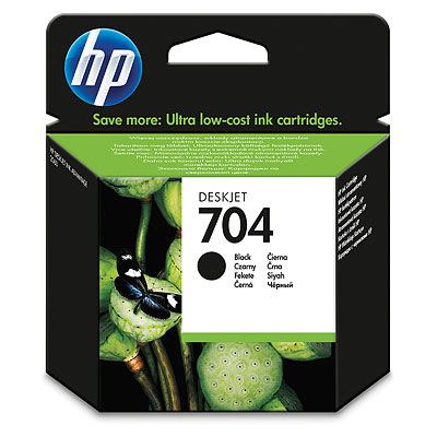 TUSZ DO HP 704 BLACK ORYGINALNY