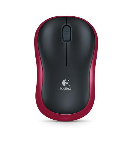 MYSZ LOGITECH M185 WIRELESS MINI CZERWONA