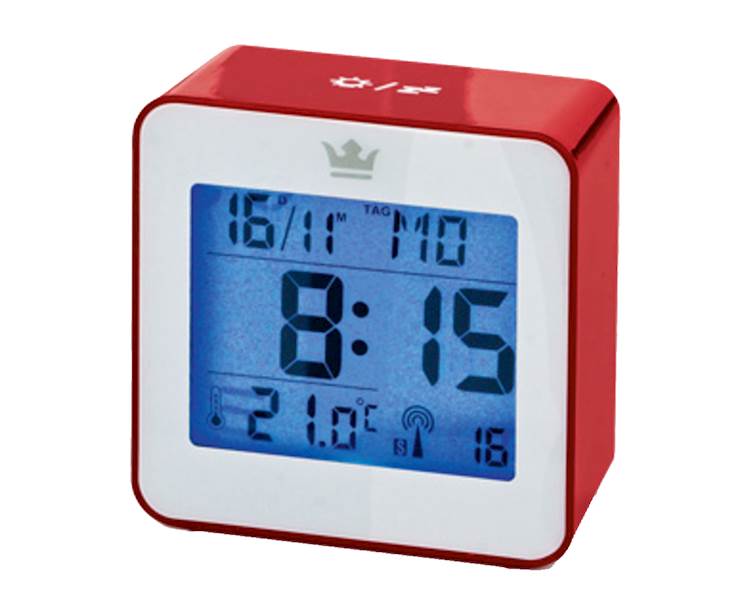 BUDZIK SEMPRE 92675 LCD CZERWONY