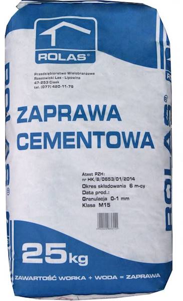 Zapr. ROLAS cementowa 25kg