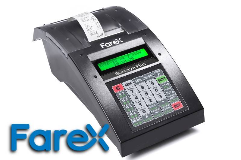 Kasa fiskalna FAREX Bursztyn Plus + GRATIS USŁUGI !